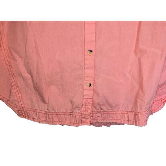 WE THE FREE by FREE PEOPLE HAPPY HOUR SOLID POPLIN SHIRT SZ SMALL OVERSIZED - Picture 7 of 9